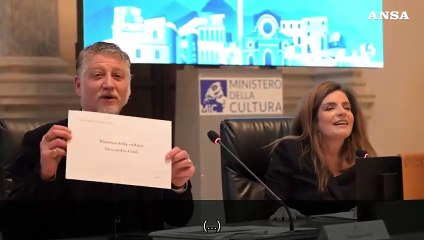 Subiaco Capitale italiana del libro 2025, l'annuncio di Giuli