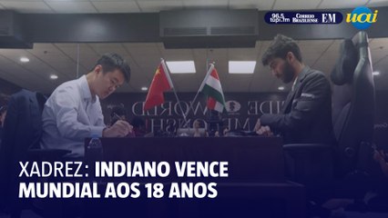 Indiano de 18 anos se torna o campeão de xadrez mais jovem do mundo