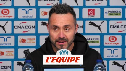 De Zerbi : « Contre Lille, on doit faire le même match que contre Monaco » - Foot - L1 - OM