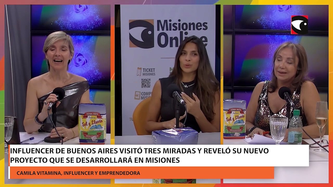 Influencer de Buenos Aires visitó Tres Miradas y reveló su nuevo proyecto que se desarrollará en Misiones
