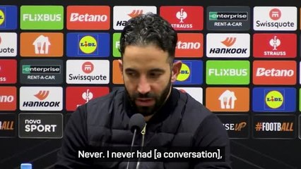 Amorim 'never' had a conversation with Manchester City