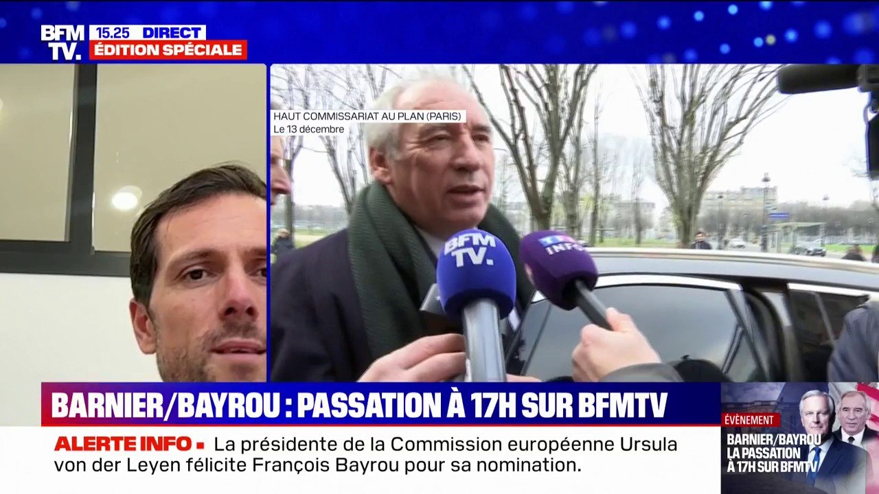 François Bayrou à Matignon: "Il doit y avoir un travail de fond entre les forces républicaines de ce pays pour savoir ce que l'on fait dans les prochains mois", souligne Mathieu Lefevre (Ensemble)