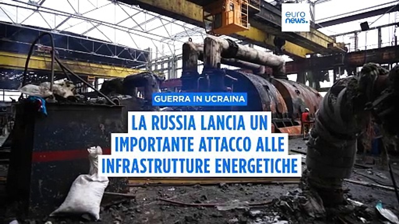 Ucraina, massiccio attacco aereo russo contro le infrastrutture energetiche