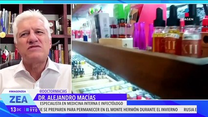 "Decir que vapear es peor que fumar es absolutamente falso": Dr. Alejandro Macías