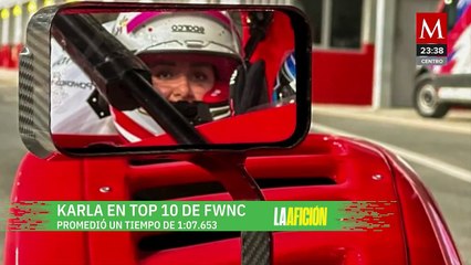 La piloto mexicana Karla Villanueva en el Top 10 en el Fórmula Woman Nations Cup en Dubái