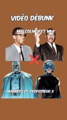 Charles Xavier et magneto ne sont pas MLK et malcom x