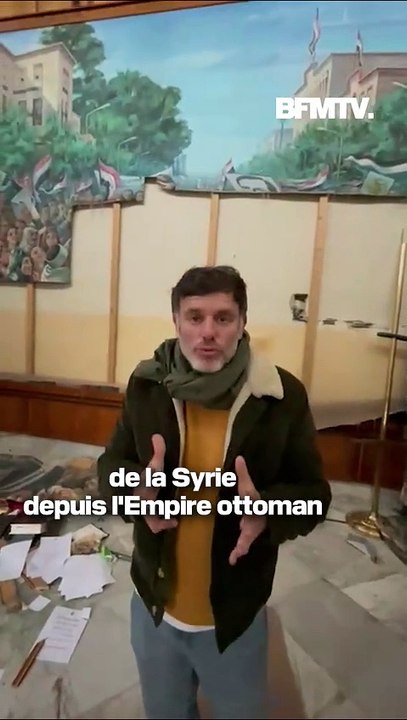 BFMTV a pu pénétrer dans le Parlement syrien à Damas après la chute de Bachar al-Assad