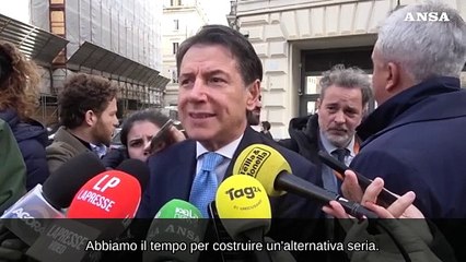Conte: "Alternativa centrosinistra? Importante e' cosa fare dopo essere arrivati a Chigi"
