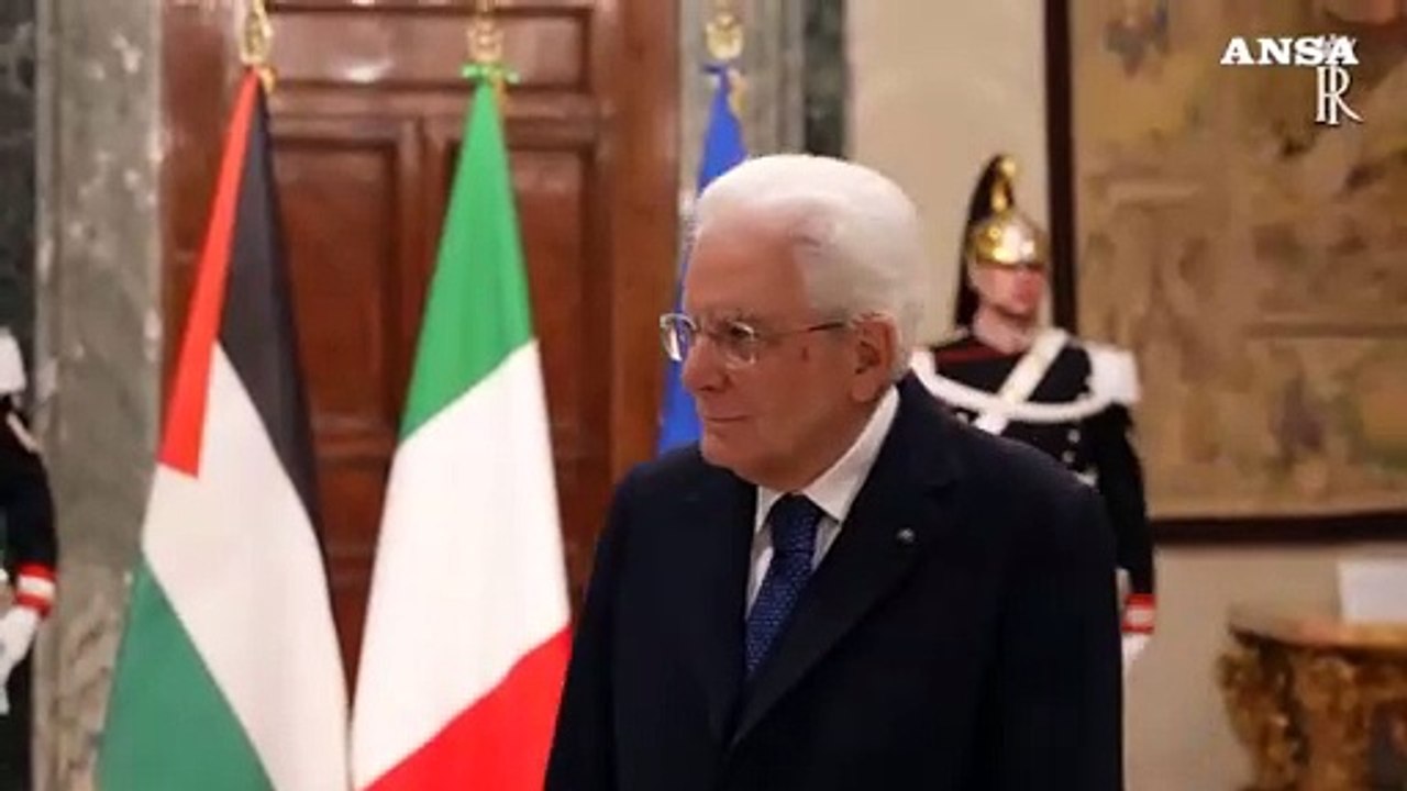 Mattarella ad Abu Mazen "Soluzione due popoli-due stati sia immediata"