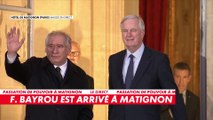 François Bayrou arrive à Matignon pour la passation de pouvoir avec Michel Barnier