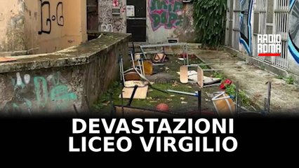 Devastazioni al Liceo Virgilio dopo l’occupazione
