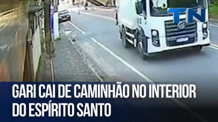 Gari cai de caminhão em Afonso Cláudio ES