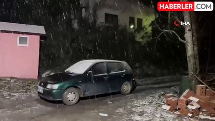 Kastamonu'da Yüksek Kesimlerde Kar Yağışı Etkili Oluyor
