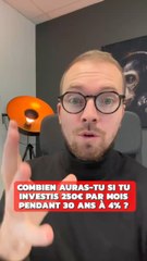 Quelle epargne apres 30 ans de placement ?