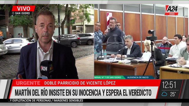 🚨 JUICIO POR EL DOBLE PARRICIDIO DE VICENTE LÓPEZ: DEFINEN LA CULPABILIDAD DE MARTÍN DEL RÍO