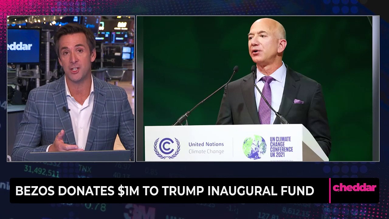 Bezos Donates $1M to Trump Inaugural Fund