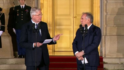Michel Barnier : "Nous avons tenté de faire de la politique différemment, en parlant moins, en agissant plus. Notre pays a besoin de réconciliation"