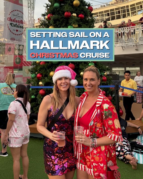 Have you ever seen a Christmas-themed cruise before? 🎄 #christmas #cruise