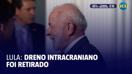 Lula teve o dreno intracraniano retirado