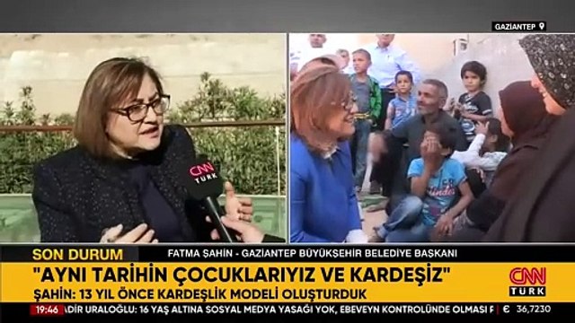 Gaziantep Büyükşehir Belediye Başkanı Fatma Şahin CNN TÜRK'te konuştu: ''Cerablus'u inşa ettik sıra Halep'te''