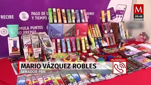 Prohibición de vapeadores podría generar un mercado negro incontrolable: senador Mario Vázquez