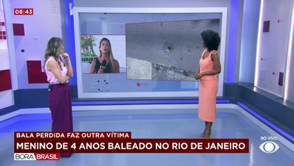 Menino de 6 anos segue internado após ser vítima de bala perdida no RJ