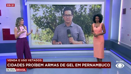 Cidades de Pernambuco proíbem venda e uso de armas de gel