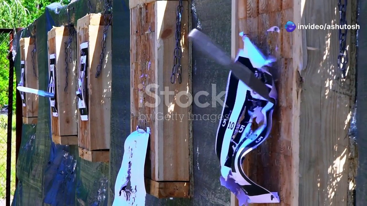 APS Knife Show - Addictive Knife Throwing Action