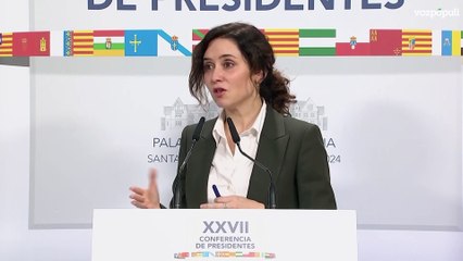 9' minutos de Ayuso contra el Cupo Catalán