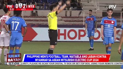 PH men's football team, naitabla ang laban kontra Myanmar sa ASEAN Mitsubishi Electric Cup 2024