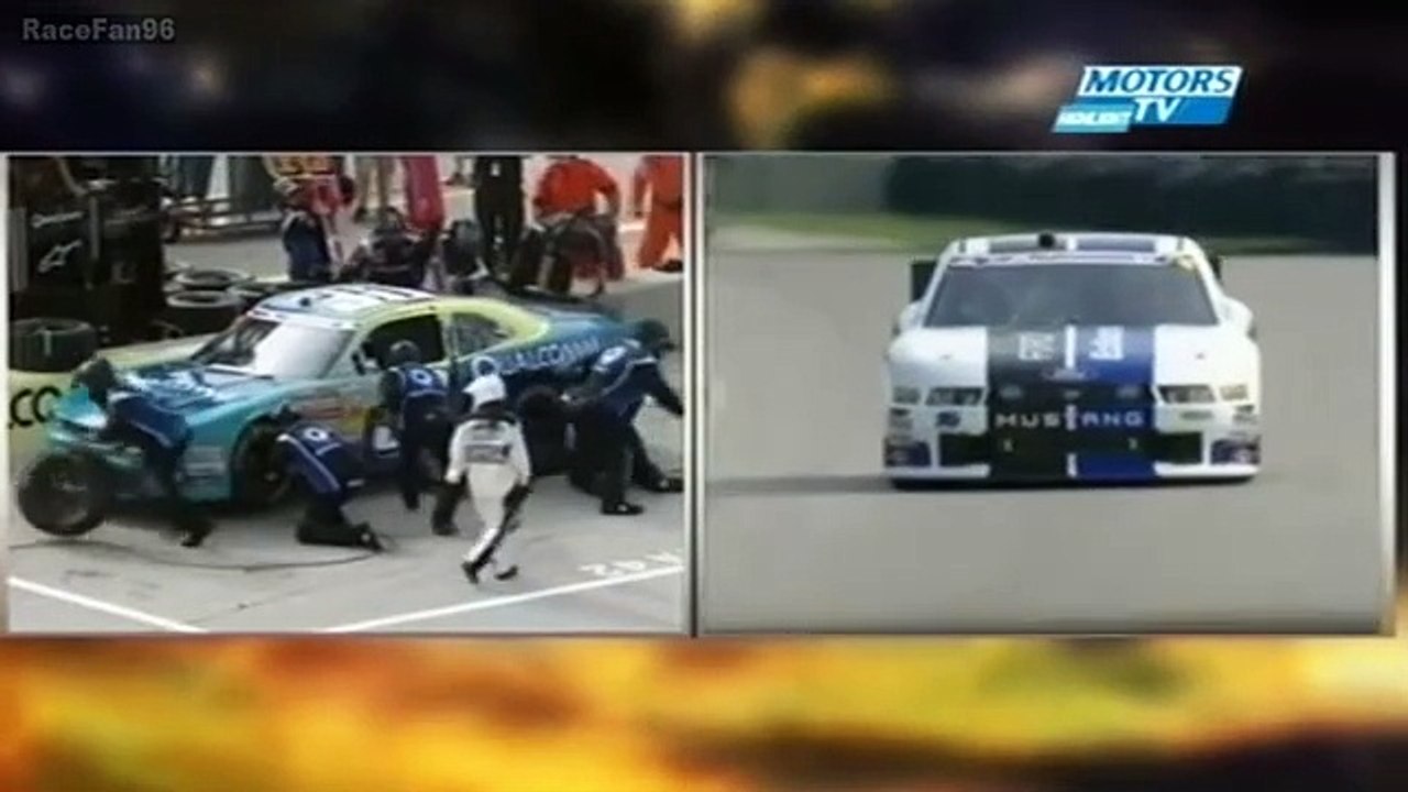 NASCAR Nationwide Series 2013_Manche 14_Johnsonville Sausage 200_Meilleurs moments de la course (en français - Motors TV - France) [RaceFan96]