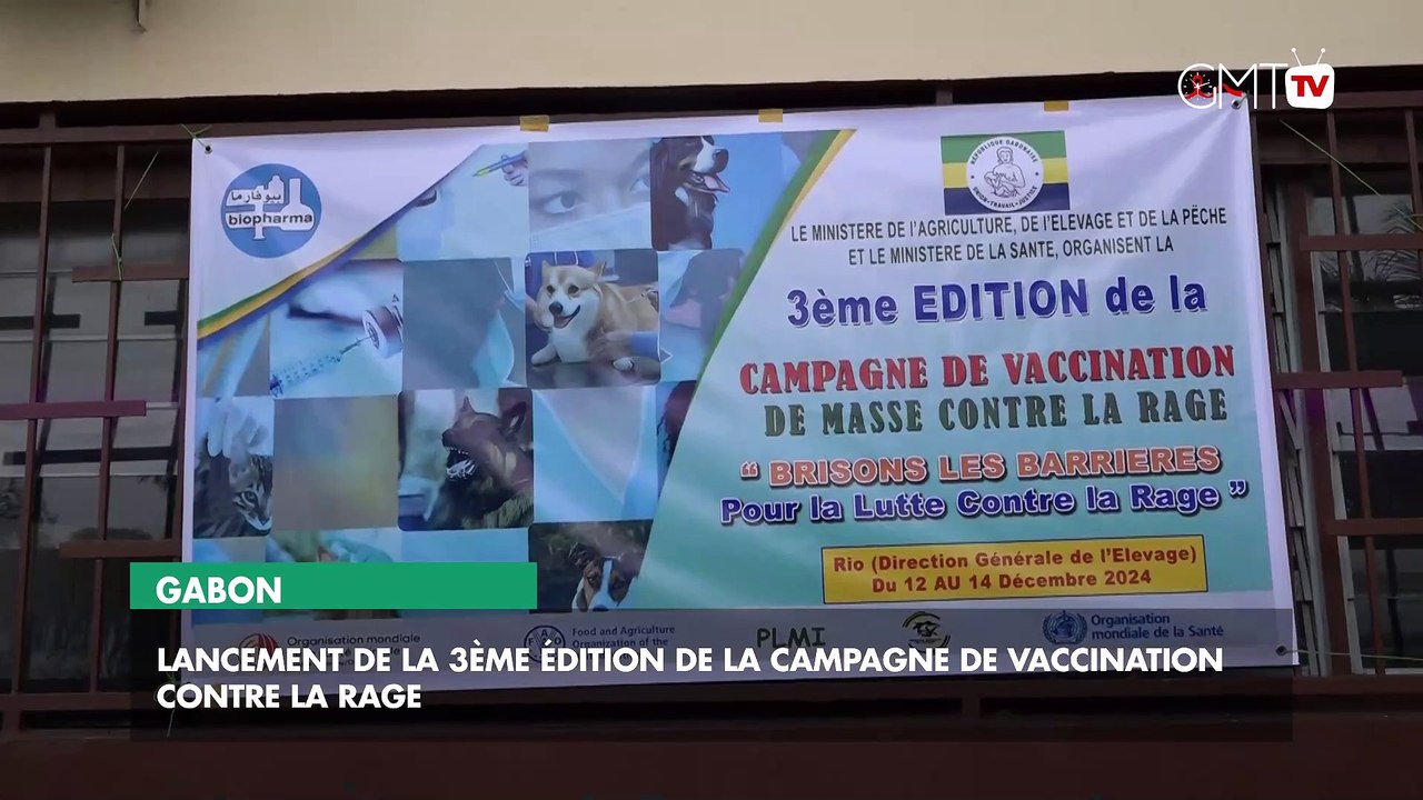[#Reportage] Gabon : lancement de la 3ème édition de la campagne de vaccination contre la rage