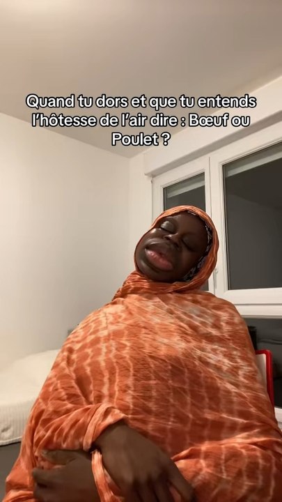 Quand tu dors et que tu entends l’hôtesse de l’air dire : Bœuf ou Poulet