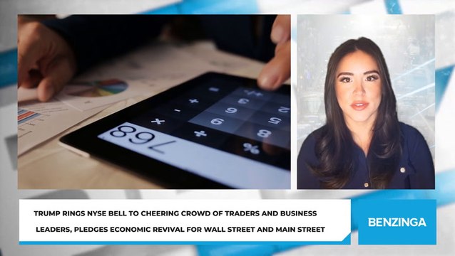 Trump Rings NYSE Bell To Cheering Crowd Of Traders And Business Leaders, Pledges Economic Revival For Wall Street And Main Street