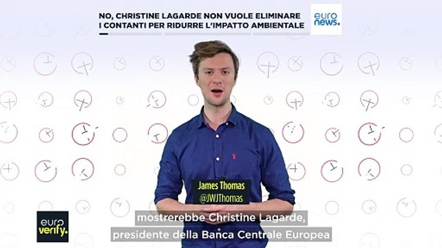 Fact-Checking: No, Christine Lagarde non vuole eliminare i contanti per ridurre l'impatto ambientale
