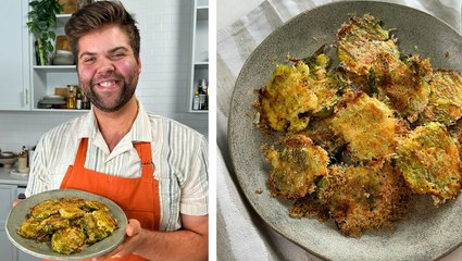 How to Make Crispy Garlic-Parmesan Smashed Brussels Sprouts