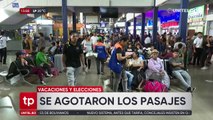 Se agotaron los pasajes a diferentes destinos en la terminal Bimodal de Santa Cruz