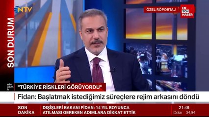 Hakan Fidan: Cumhurbaşkanımızın Esed'e çağrısı, Suriye halkı içindi