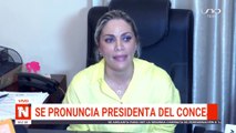 SCZ: SE PRONUNCIA PRESIDENTA DEL CONCEJO