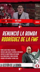 Renunció la Bomba Rodríguez a la FMF esta mañana
