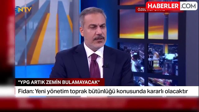 Bakan Fidan canlı yayında uyardı: Tüm terör unsurları bu akşam Suriye'yi terk etmeli