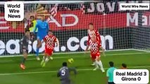 ملخص مباراة ريال مدريد ضد جيرونا 3 - 0 بتعليق عصام الشوالي.