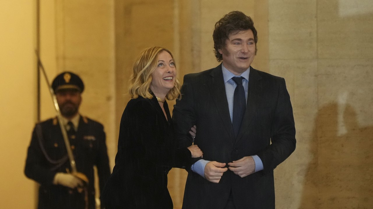 Reunión entre Georgia Meloni y Javier Milei