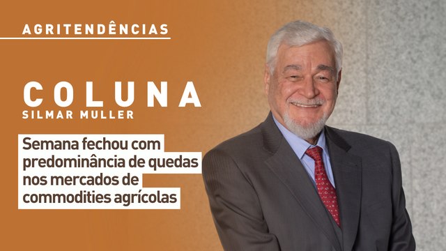 Semana fechou com predominância de quedas nos mercados de commodities agrícolas