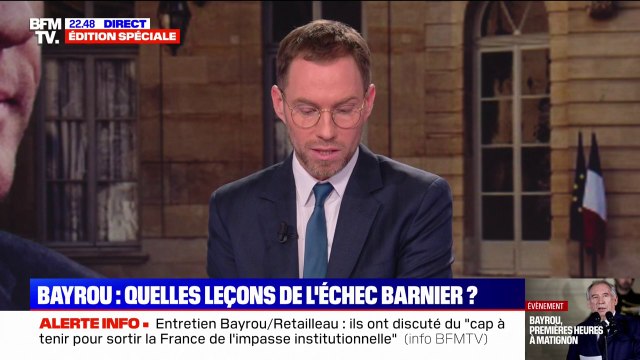 François Bayrou et Bruno Retailleau ont discuté du cap à tenir pour sortir la France de l'impasse institutionnelle , selon l'entourage du ministre de l'Intérieur démissionnaire