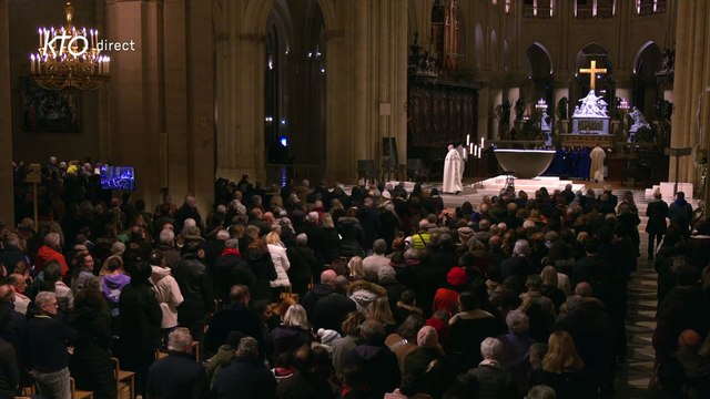 Office des vêpres à Notre-Dame de Paris du 11 décembre 2024