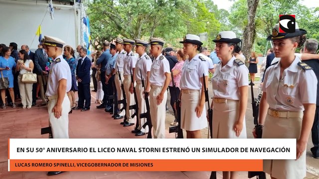 En su 50° aniversario El Liceo Naval Storni estrenó su simulador de navegación
