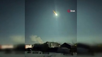 Gökyüzünde asteroit şovu: Yakutistan'ı böyle aydınlattı!