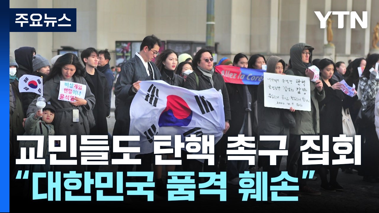 해외 교민들도 탄핵 촉구 집회..."계엄으로 국격 훼손" / YTN