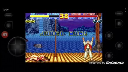 Fatal Fury 2 Jubei Yamada vs Mai Shiranui luta completa